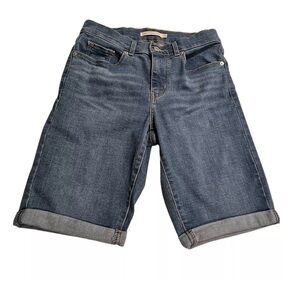 Levi’s classic Bermuda Shorts with cuffed hems denim 26 (2)
